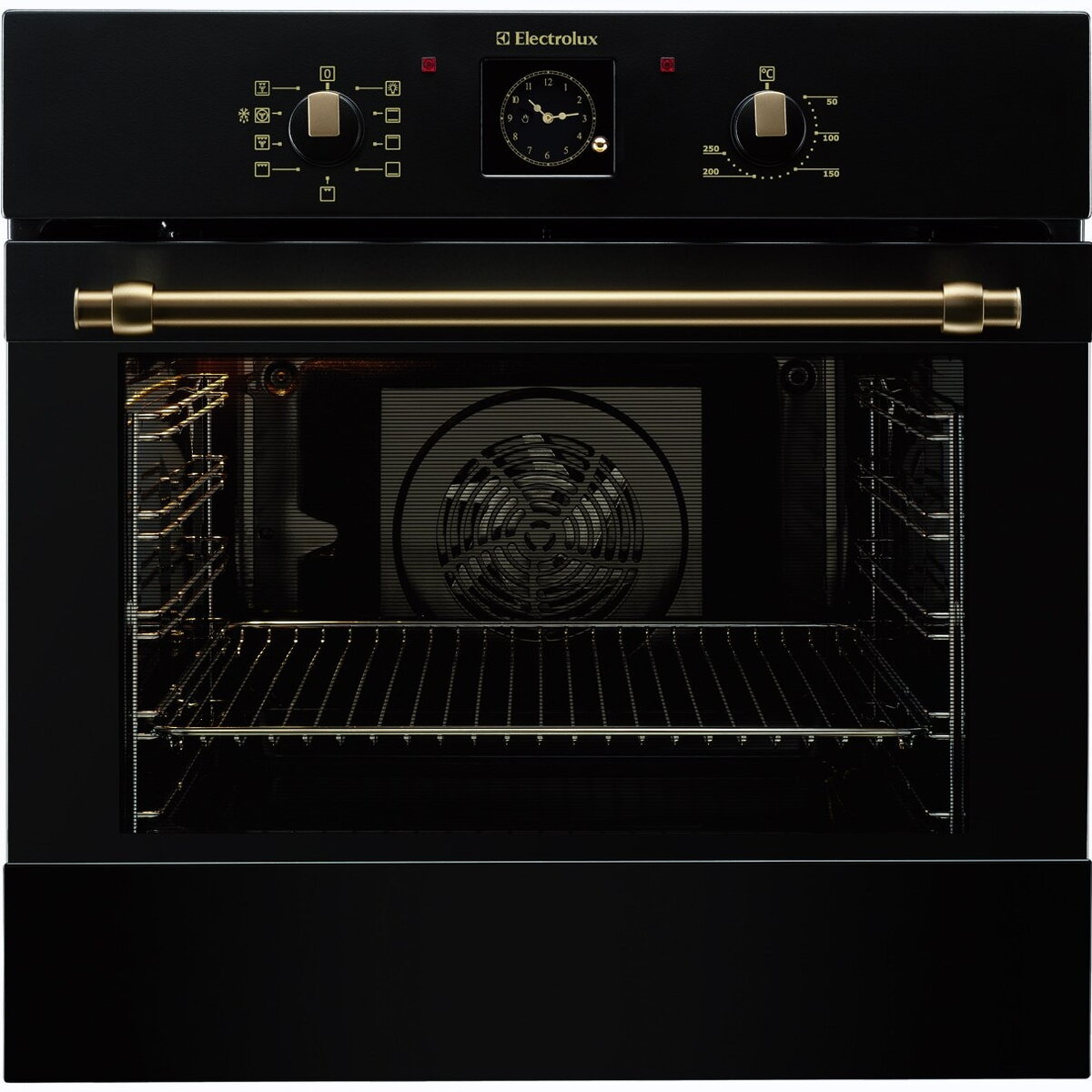 Cuptor incorporabil traditional Electrolux EOB3400BOR, Electric, Grill, Clasa A, Negru