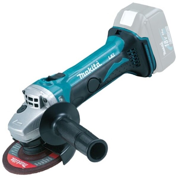 DGA452Z - Polizor unghiular fara acumulatori si incarcator, Li-Ion, 18 V, - Ah, 115 mm, protectie repornire