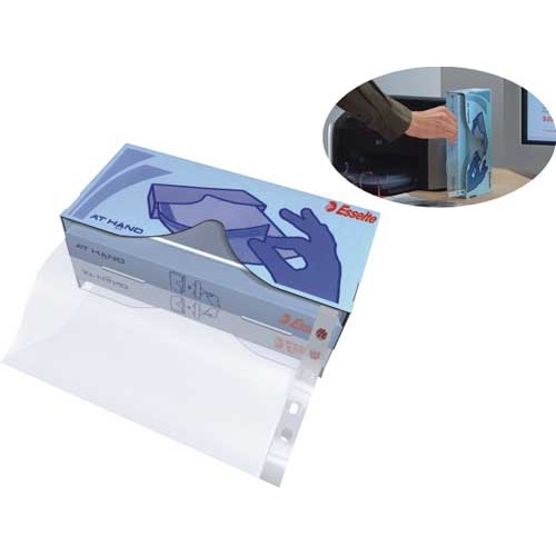Dispencer cu folii de protectie, 50folii/set, Esselte - transparent