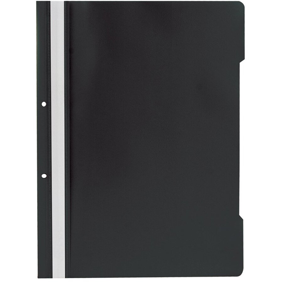 Dosar cu sina si 2 perforatii Noki, negru, 50 bucati/set