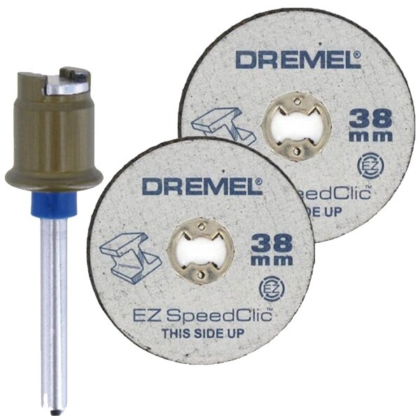 Dremel - 2615S406JC - Set de baza, mandrina + 2 discuri 