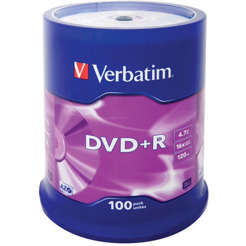 DVD+R 4.7GB 16x Matt Spindle 100 buc.