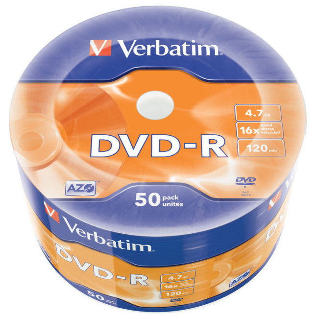 DVD-R AZO 4.7GB 16X  DL+ WIDE PRINTABLE SURFACE NON-ID