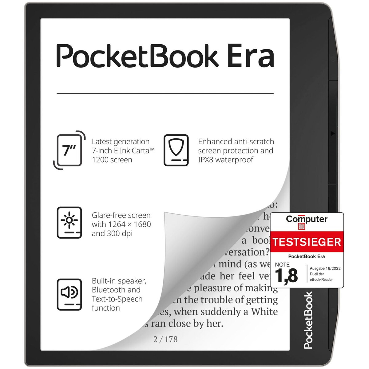 eBook Reader Era Stardust Silver 16GB