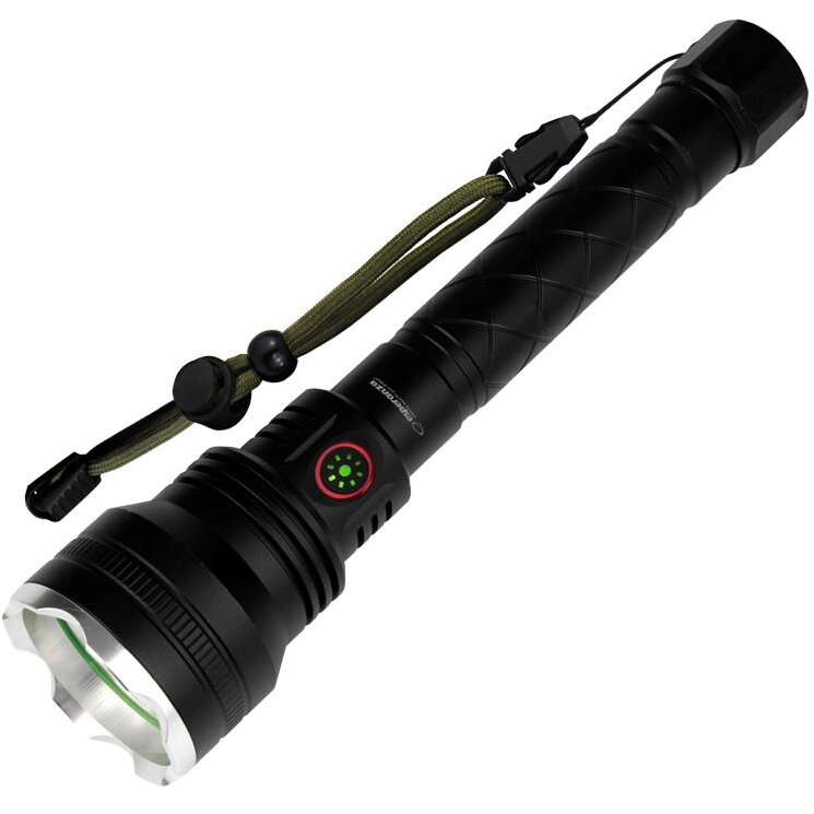 Esperanza EOT068 Flashlight Black, Rechargeable LED Flashlight