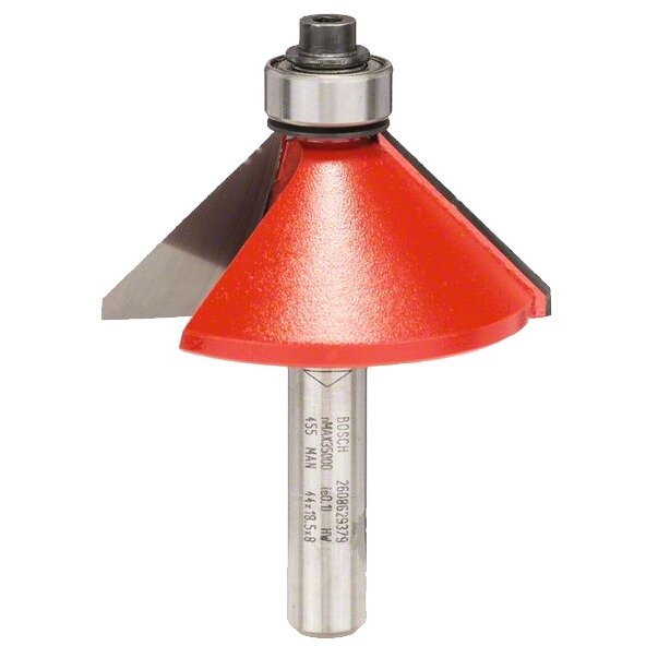 Expert for Wood - Freza de fatetat,  15.65x18.5x61 mm, 45 grade, tija 8 mm 