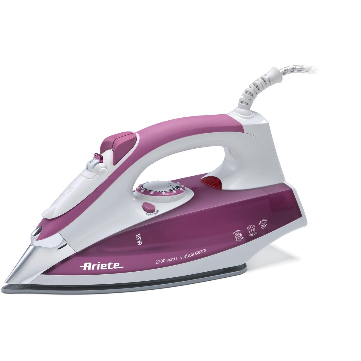 Fier de calcat cu abur, 2200W, violet