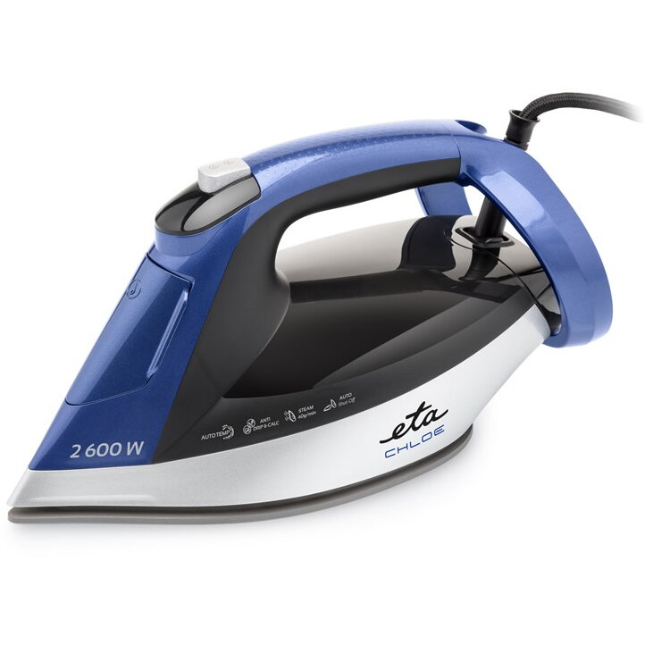 Fier de Calcat ETA227690000 Chloe, 2600 W, Optimal temperature without adjustment, Silver/Blue