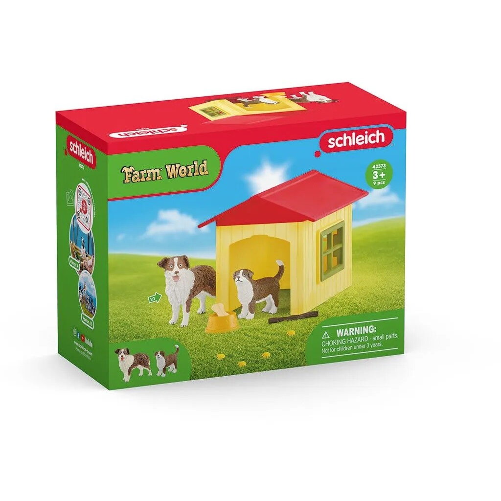 Figurina Friendly Dog House Farm World