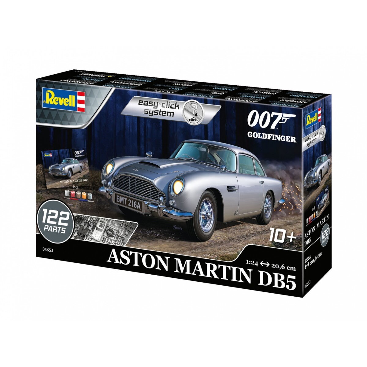 Figurina Gift set Aston Martin DB5 James Bond 007 Goldfinger 1/24