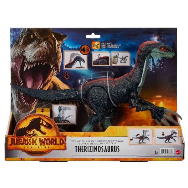 Figurina Jurassic World Sound Slashin Slasher Dino