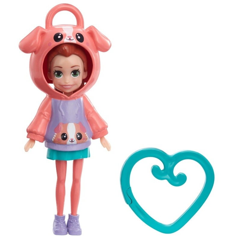 Figurina Polly Pocket Friend Clips Doll Piggy