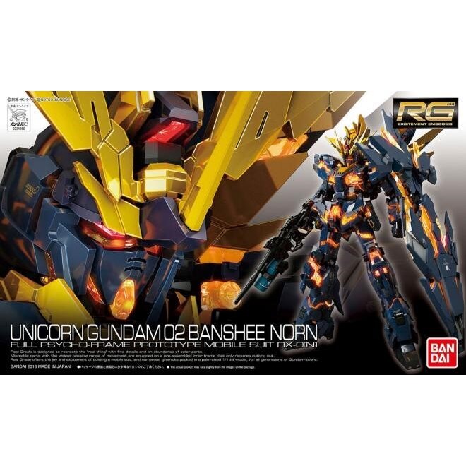 Figurina RG 1/144 UNICORN GUNDAM 02 BANSHEE NORN BL