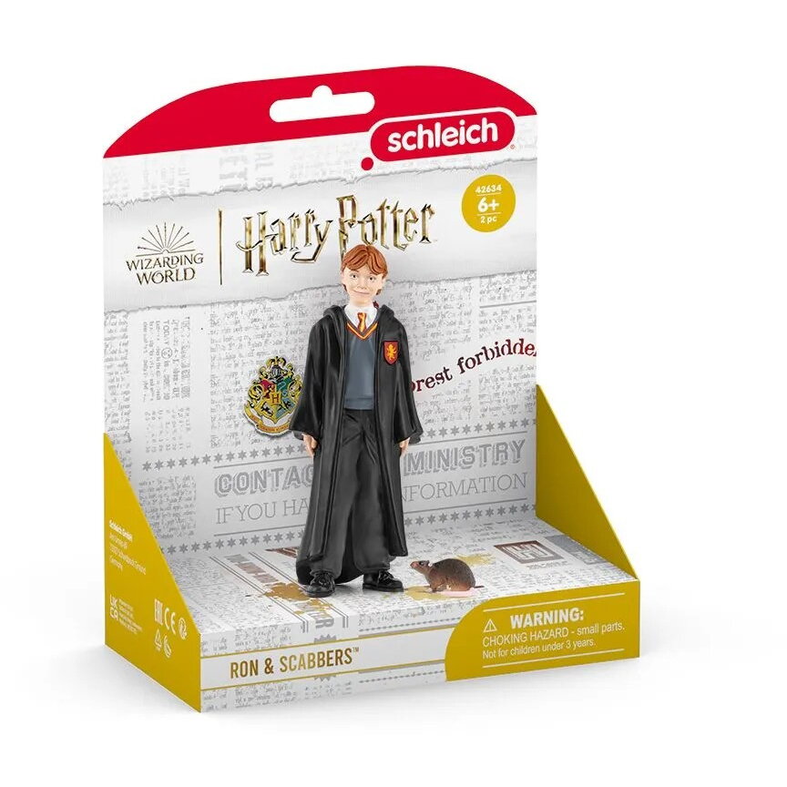 Figurina Ron Weasley & Scabbers