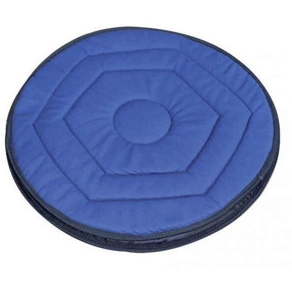 Flexible swivel cushion for the car