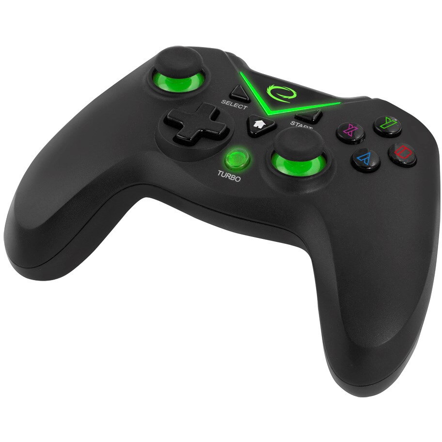Gamepad EGG112K, PS3, XBOX ONE, PC USB 2.0 Black