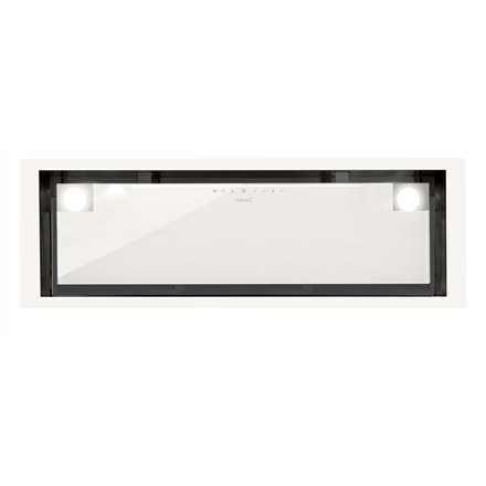 GC DUAL A 75 XGWH/D Hood, A, Canopy, Width 79,2 cm, Max extraction power 820 m3/h, Touch Control, White glass