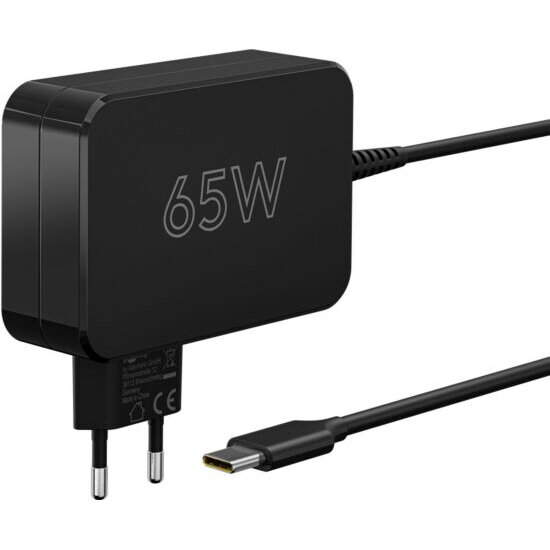 Goobay 65419 USB-C Charger for Laptops (65 W) Black