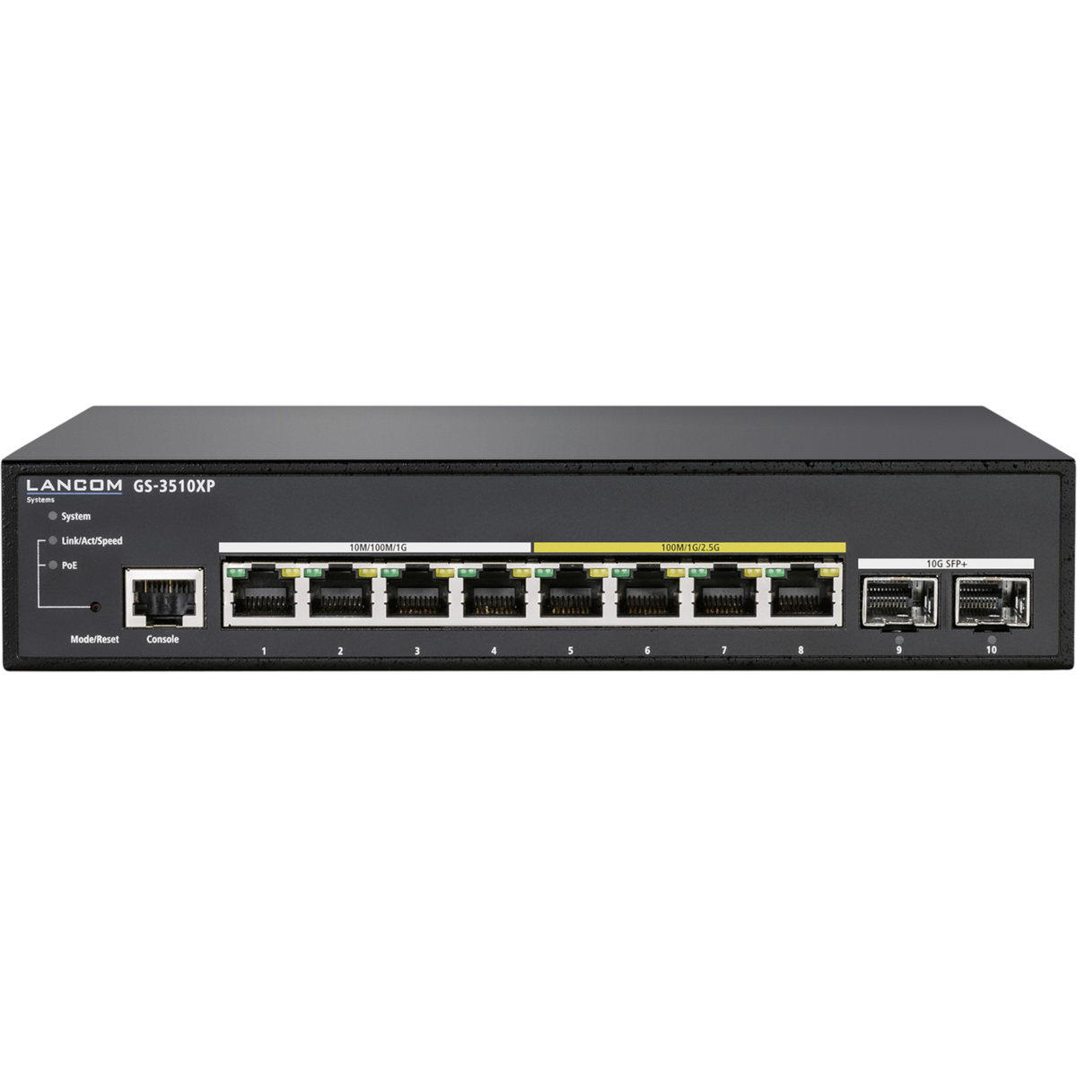GS-3510XP Managed L3-Lite 4x1 4x2.5GBE 2xSFP+ PoE