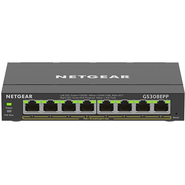 Switch Gigabit Ethernet (PoE) Black