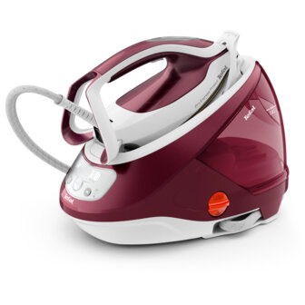 GV9220 steam ironing station 2600 W Durilium AirGlide Autoclean soleplate Burgundy, White