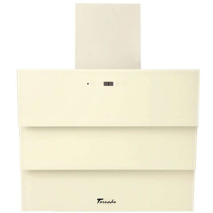 Hota Decorativa Megas 1200 (60) LED, clasa A, 1 motor Turbo, latime 60 cm, 4 viteze, absorbtie 1200 m3/ora, filtru anti-grasimi aluminiu 5 straturi, Bej