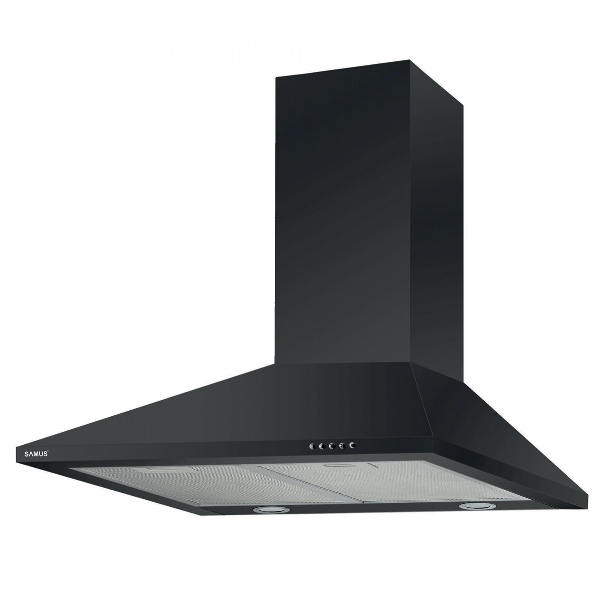 Hota Decorativa HS630DLB Latime 60cm 1 Motor Putere absorbtie 164 - 300m3/h Negru