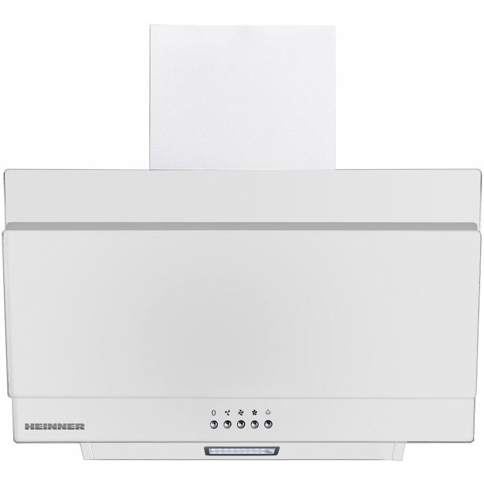 Hota incorporabila decorativa DCH-350RGWH, Putere de absorbtie 276.6 m3/h, 1 motor, Iluminare LED, 60 cm, Sticla alba