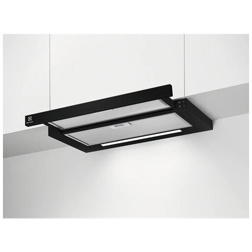 Hota Incorporabila Telescopica LFP616K Putere de Absorbtie 600 Mc/h 1 Motor 60Cm Clasa A Negru