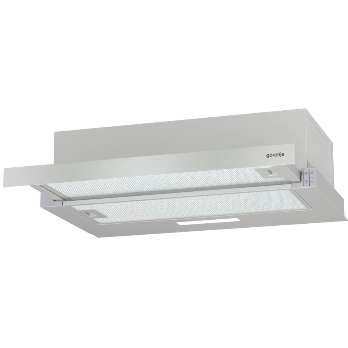 Hota telescopica TH62E3X 350 m3/h 67 dB LED 60 cm