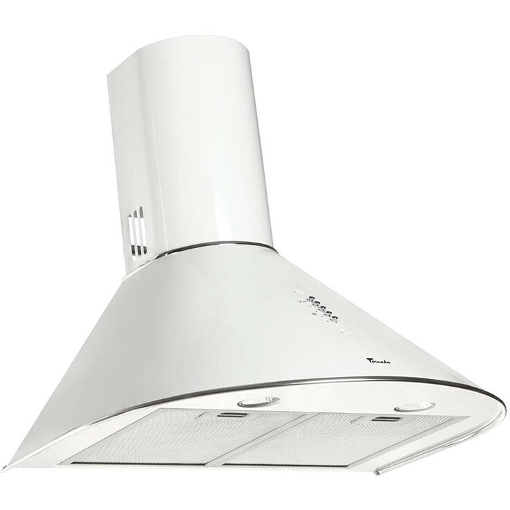 Hota tip Cupola Violla 750 (60) LED, 1 motor Turbo, latime 60 cm, 3 viteze, absorbtie 750 m3/ora, filtru anti-grasimi aluminiu 5 straturi, Alb