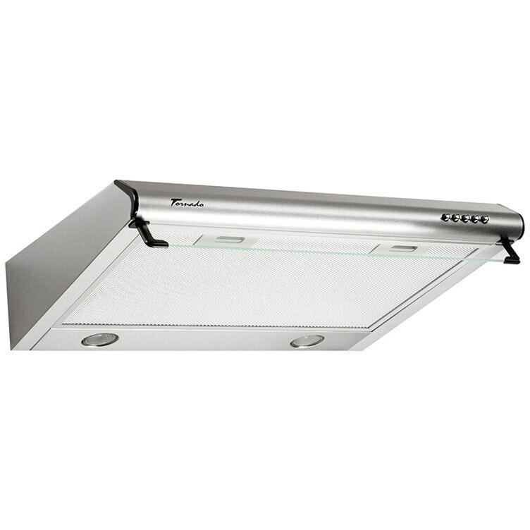 Hota traditionala Bona 10 (50) LED, 1 motor, latime 50 cm, absorbtie 380 m3/ora, filtru anti-grasimi aluminiu 5 straturi, Inox