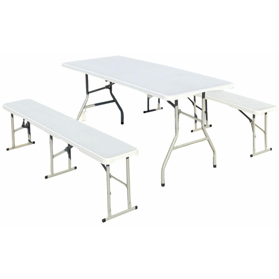 HR SET MASA CU 2 BANCI PLASTIC PLIABILE