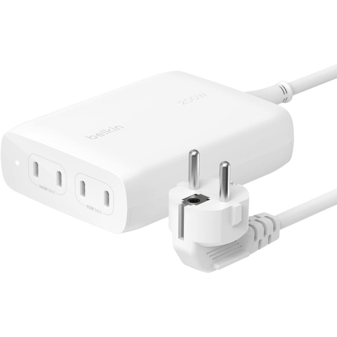 Incarcator BoostCharge Pro 200W 4-Port USB-C GaN