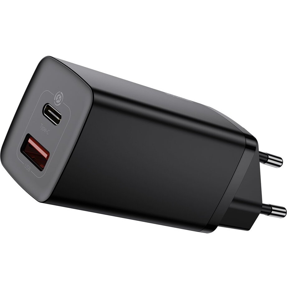 incarcator rapid GaN2 Lite 65 W USB / USB tip C incarcare rapida 3.0 Livrare energie (nitrura de galiu) negru (CCGAN2L-B01)