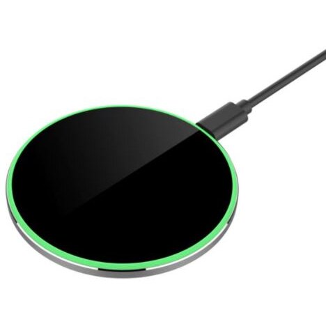 Incarcator wireless XC150 argintiu 10W QI Dual