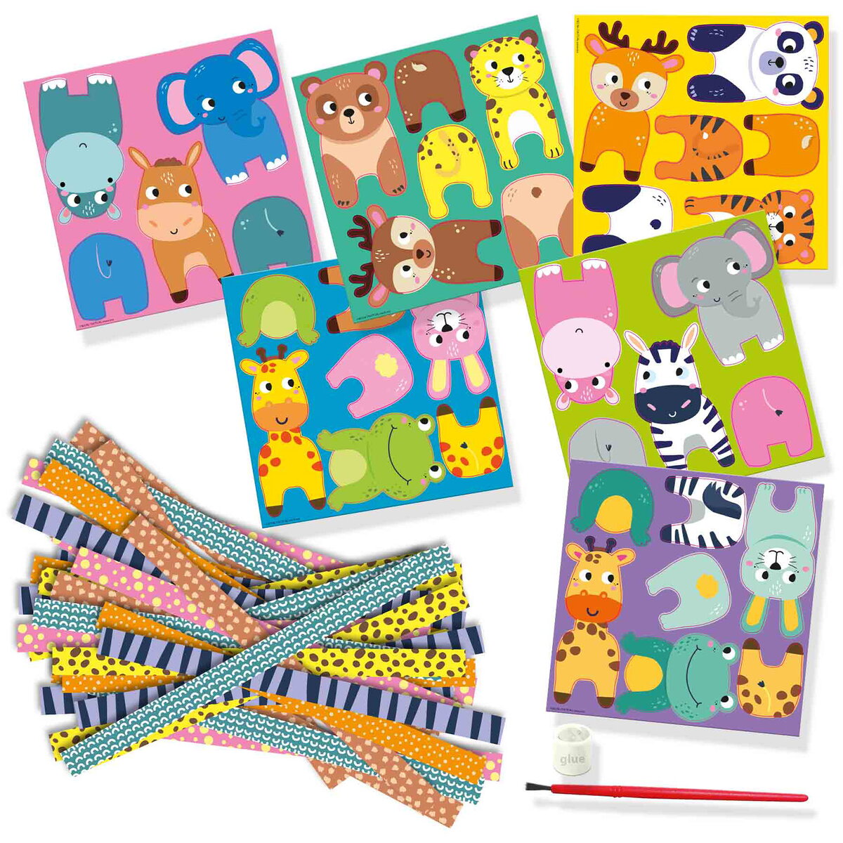 Jucarie Creativa Animale din benzi de hartie