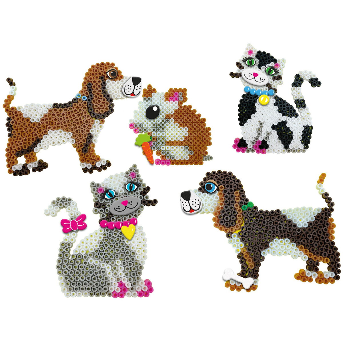 Jucarie Creativa copii - Margele de calcat cu Animale Beedz