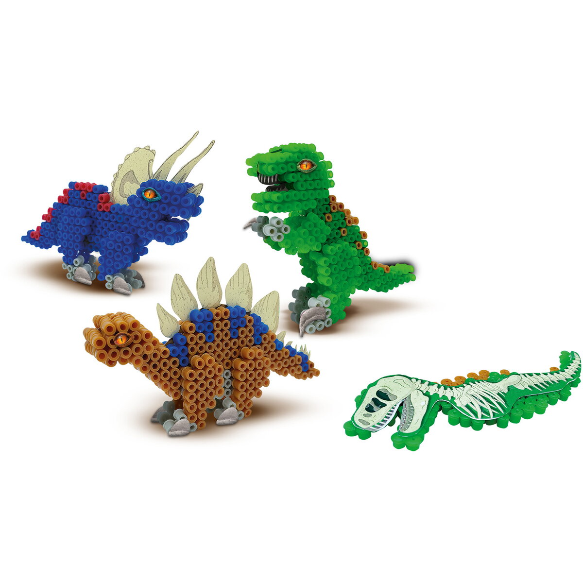 Jucarie Creativa copii - Margele de calcat cu Dinozauri Beedz