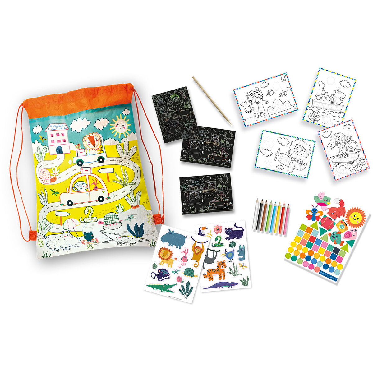 Jucarie Creativa Joc de calatorie copii - Rucsac cu activitati