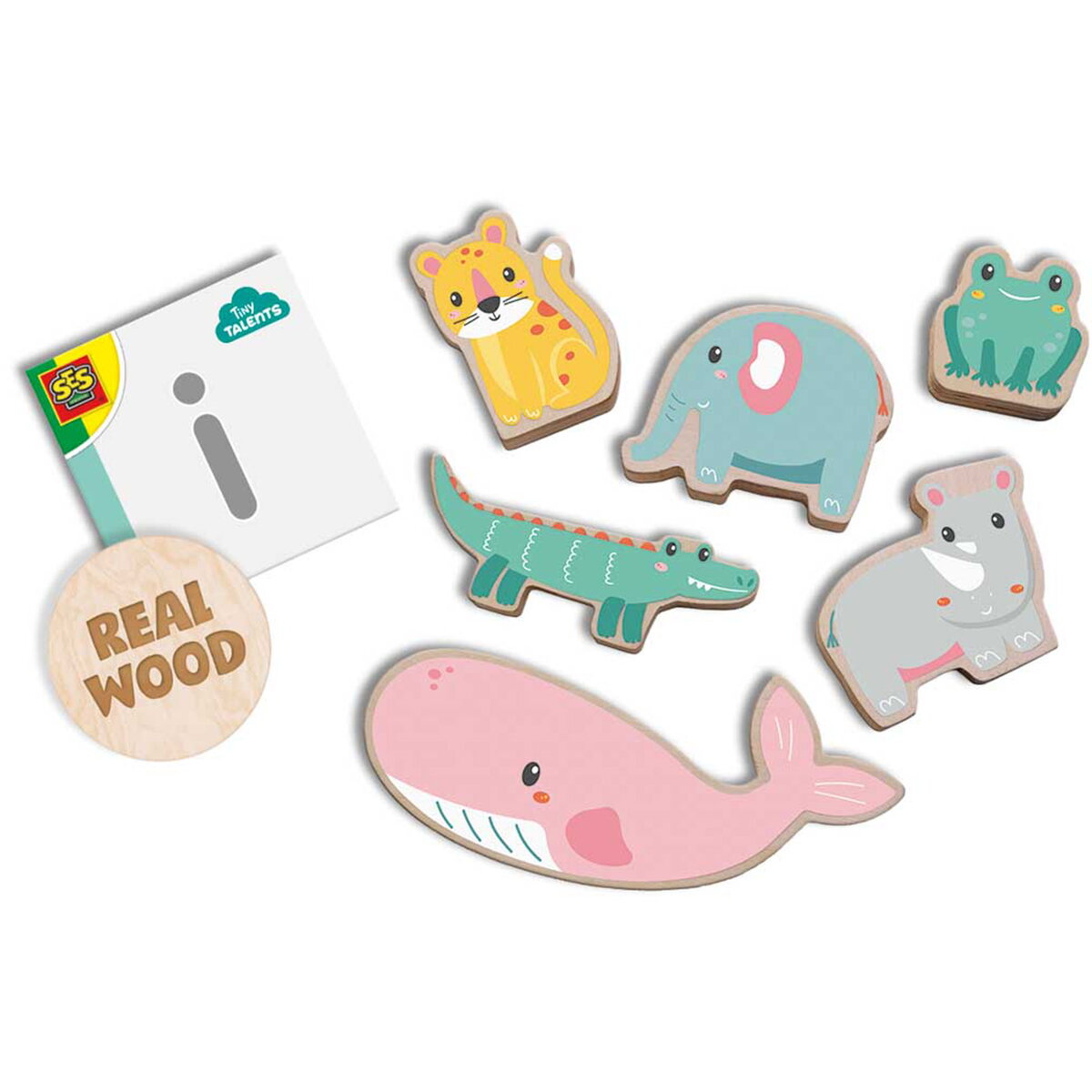 Jucarie Creativa Jucarie din lemn - Animale in echilibru