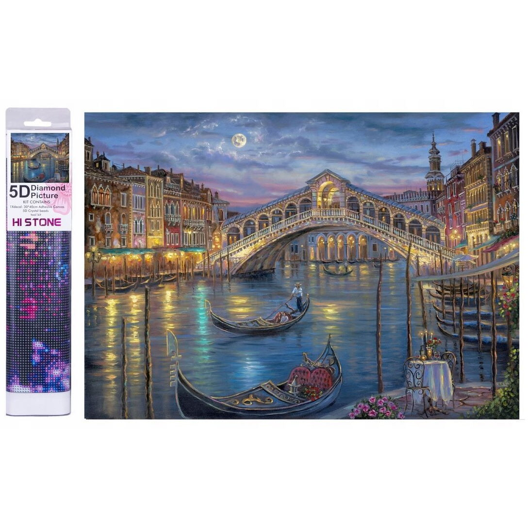 Jucarie creativa Mozaic cu diamante - Venetia noaptea