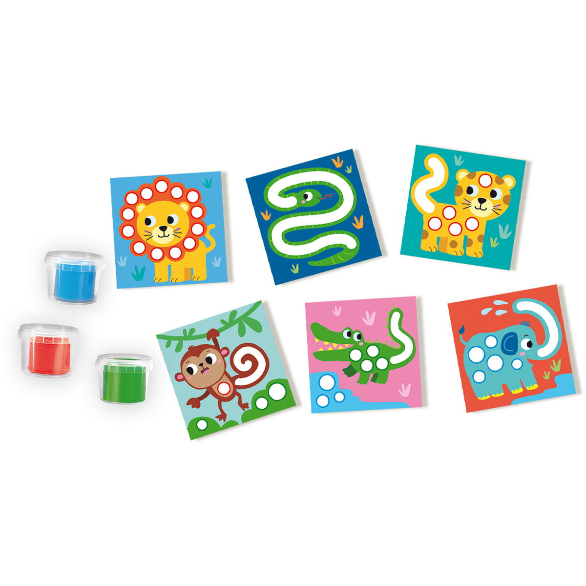 Jucarie Creativa My first - copii cu plastilina si cartonase cu animale