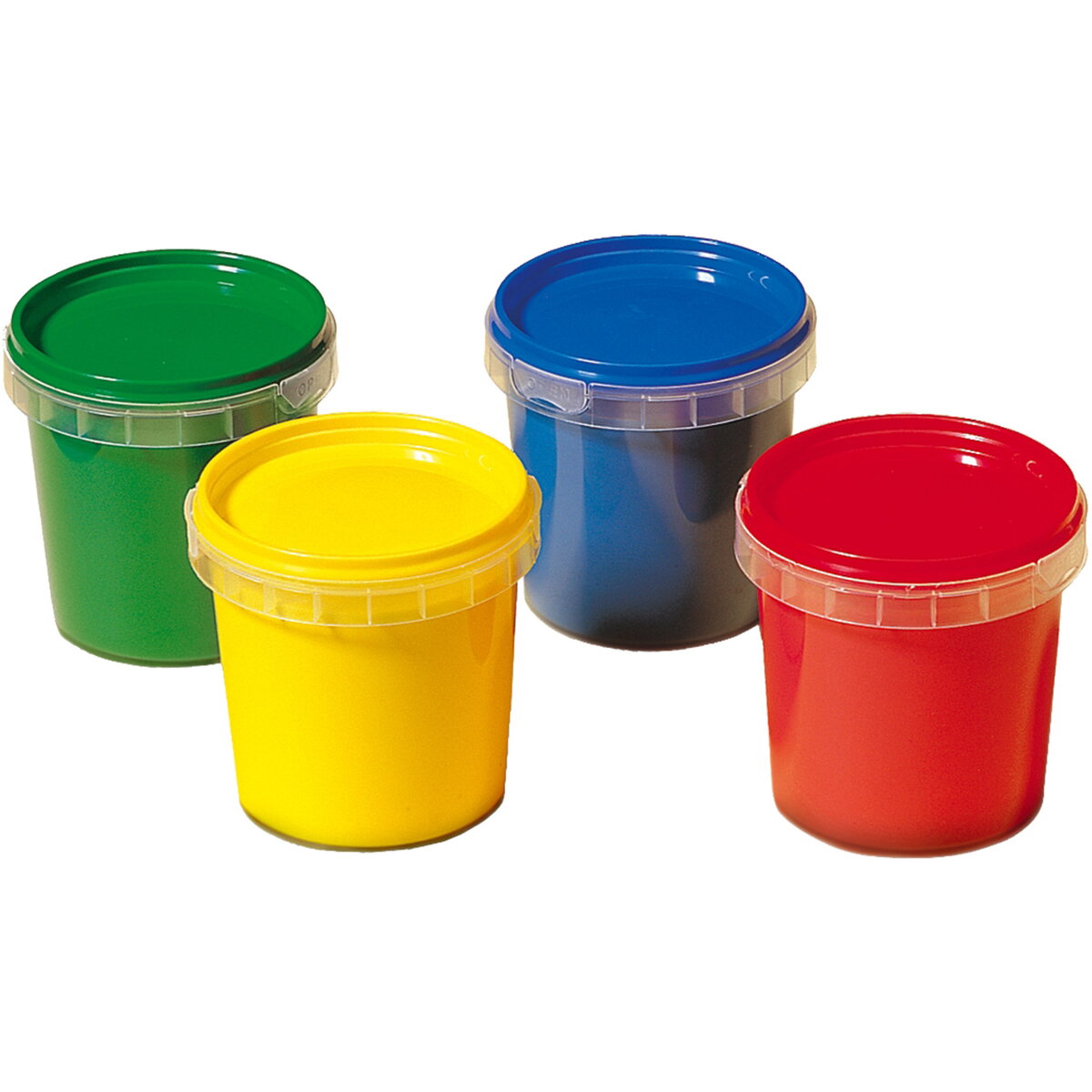 Jucarie Creativa My first - Set acuarele pentru degete 4 x 145 ml