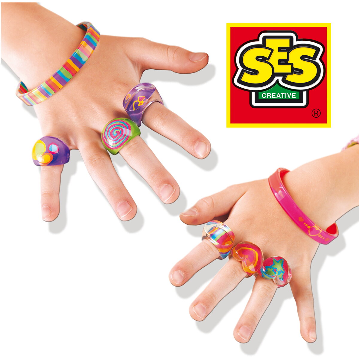 Jucarie Creativa pentru copii - Inele si bratari de decorat
