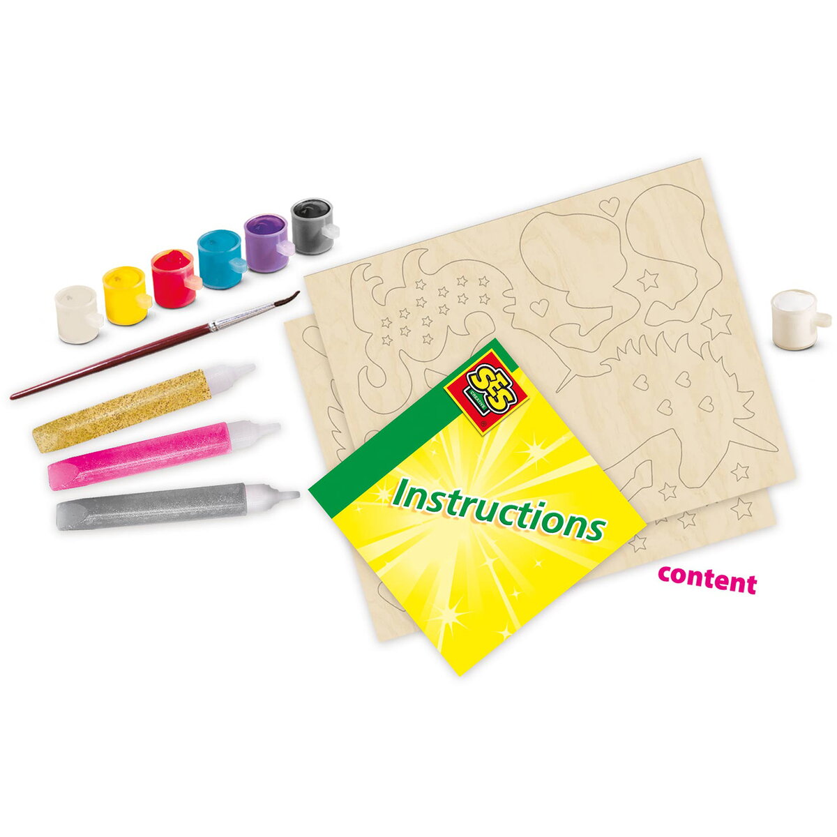 Jucarie Creativa pentru copii cu suport de bijuterii cu unicorn si sclipici