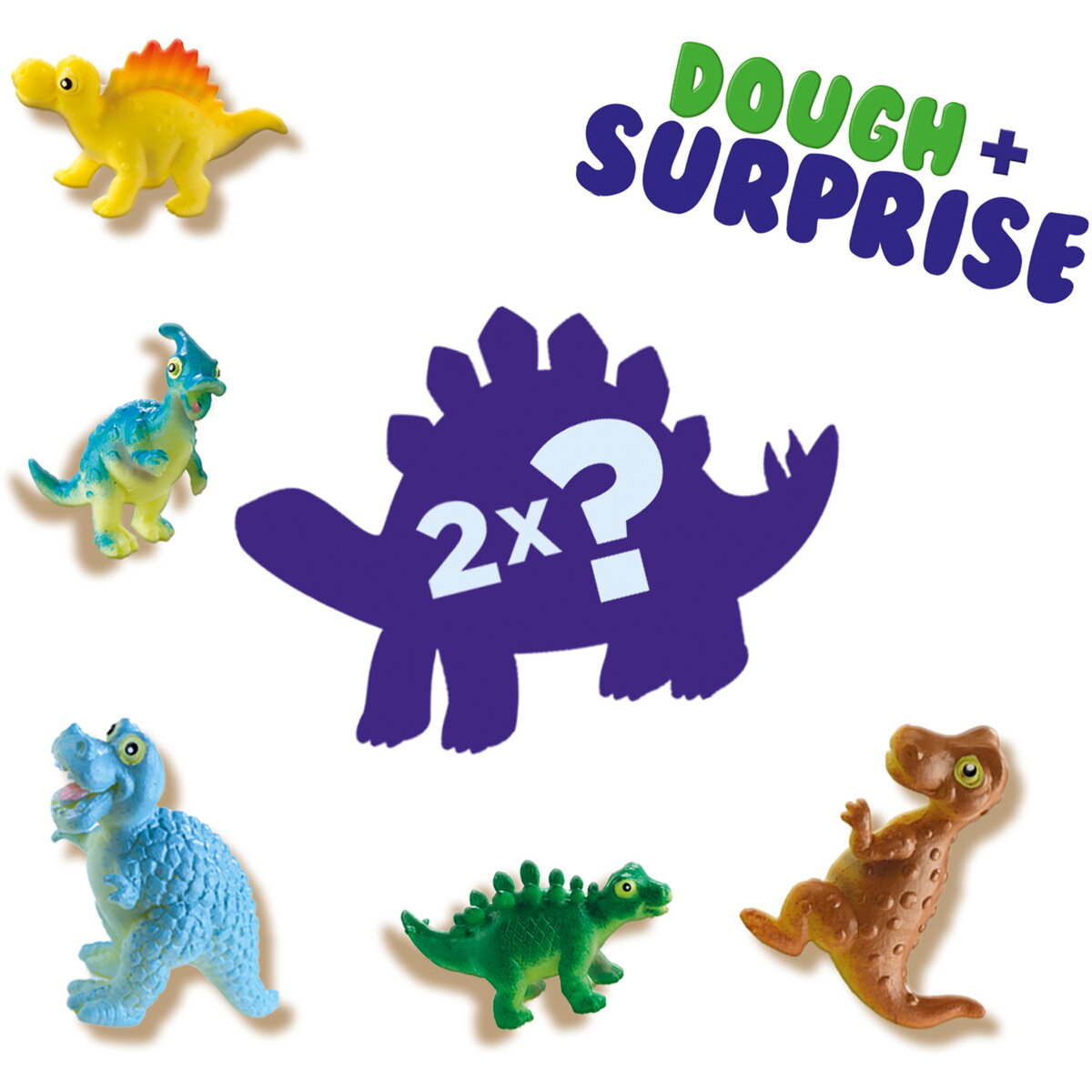 Jucarie Creativa Plastilina colorata pentru copii cu dinozauri surpriza