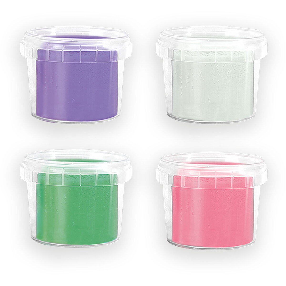 Jucarie Creativa Plastilina colorata vegana pentru copii SES Relax 4 x 90 gr