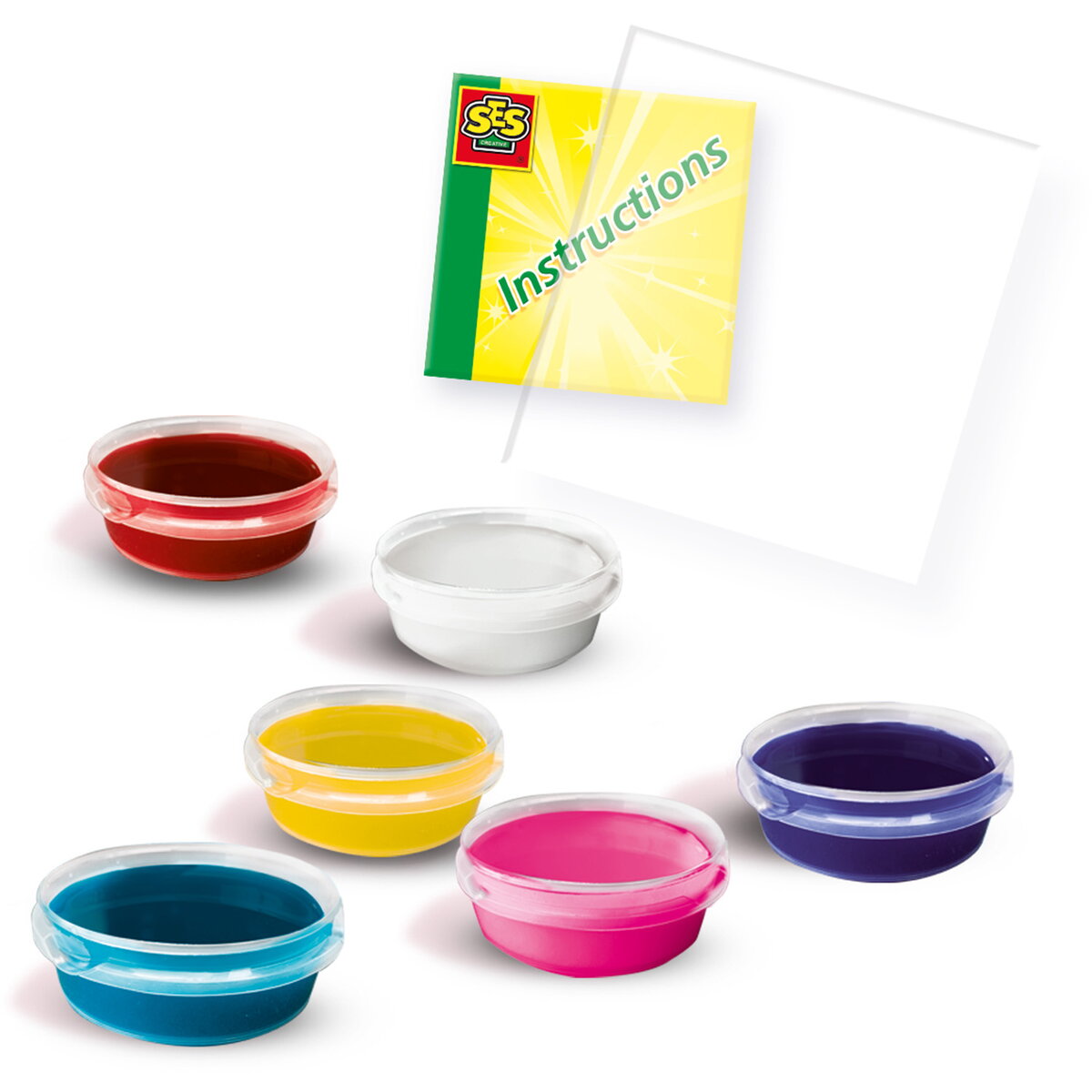 Jucarie Creativa Set de acuarele adezive de copii pentru ferestre