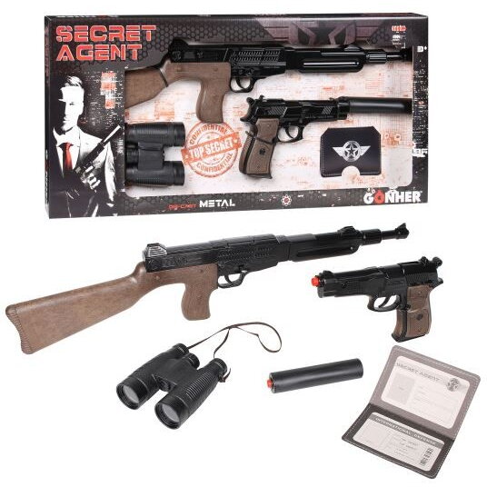 Jucarie creativa Set Jucarii  Gonher Set of secret agent with binoculars